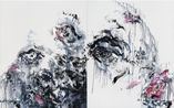 self portrait by Maggi Hambling contemporary artwork Painting