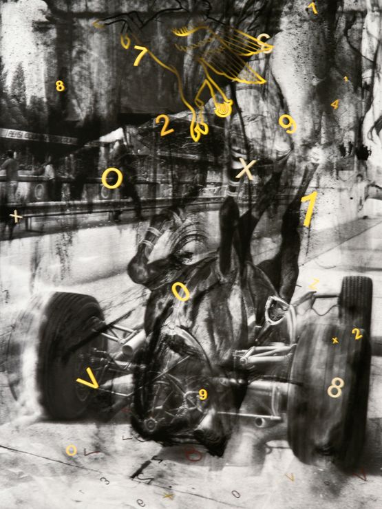 MOTOR SPIRIT by Ronald Ventura contemporary artwork Works on Paper