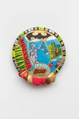 Justica by Leda Catunda contemporary artwork painting textile