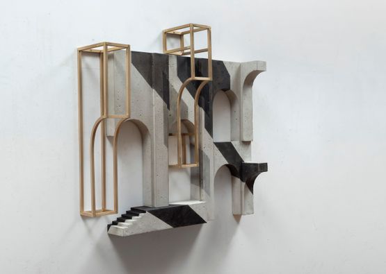 Arbitrary Spaces 3 by Rathin Barman contemporary artwork Drawing