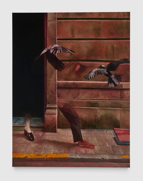 The feast by Bendt Eyckermans contemporary artwork Painting