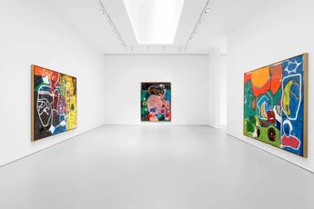 Contemporary art exhibition Joe Bradley Vom Abend at David Zwirner New York 19th Street United States