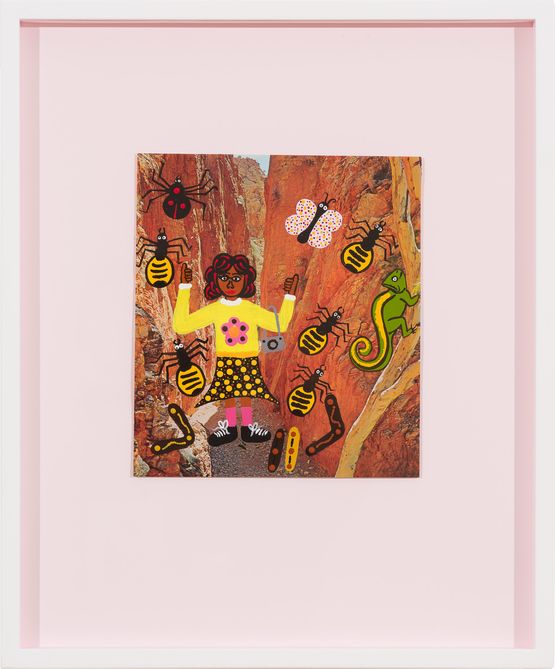 Looking for Tjala Honey Ants by Kaylene Whiskey contemporary artwork Painting