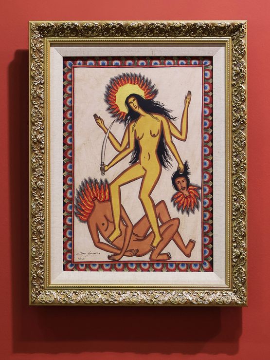 Labyrinth of Revelation 1 by Citra Sasmita contemporary artwork Painting