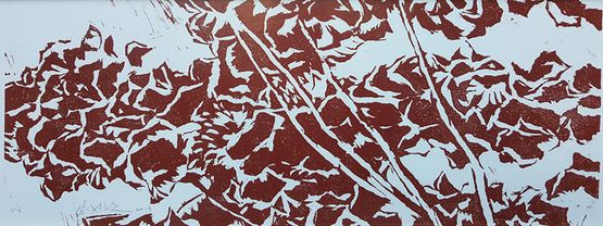 Red Hydrangea III by Yu Jen-Chih contemporary artwork Sculpture