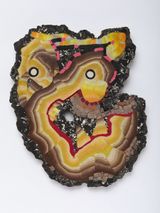 Fossil Psychic_for Christa Stucco Marmo by Kerstin Bratsch contemporary artwork painting textile