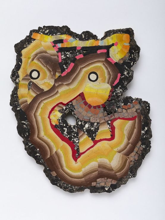 Fossil Psychic_for Christa Stucco Marmo by Kerstin Bratsch contemporary artwork Painting