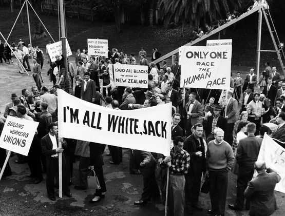 1960 Springbok Tour Protest Myers Park by Marti Friedlander contemporary artwork Photography