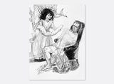 She Doesnt Want It by Paula Rego contemporary artwork drawing painting works on paper