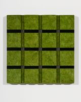 Sampler Green by Hilarie Mais contemporary artwork painting