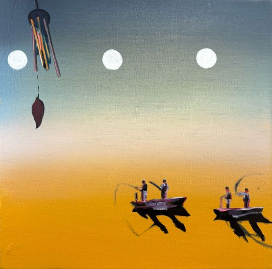 Fish by Yifan Jiang contemporary artwork Painting