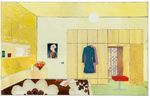 Flat 2 by Matthias Weischer contemporary artwork Painting