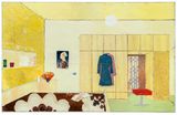 Flat 2 by Matthias Weischer contemporary artwork painting