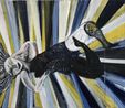 Woman in a Hammock by Gerben Mulder contemporary artwork Painting