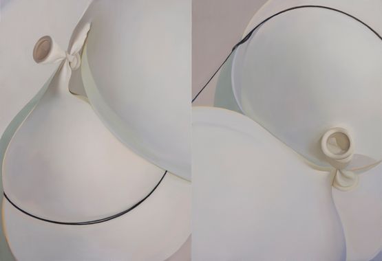 White Balloons No.2 by Liu Cong contemporary artwork Painting