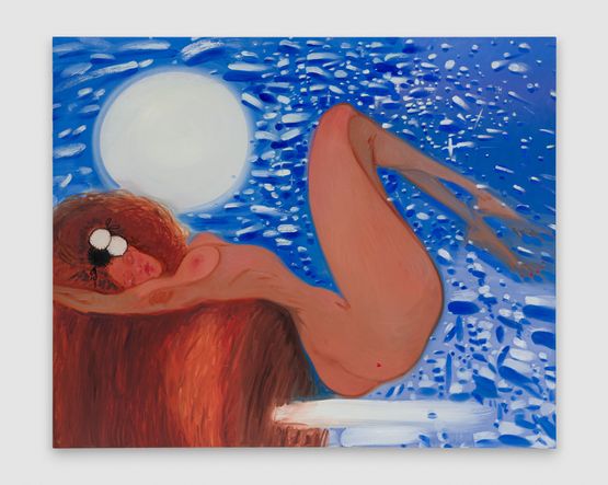 Astral Dreams Lapis Skies by Sofia Mitsola contemporary artwork Painting