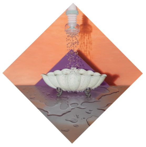 Soak and Splash by Emily Hartley-Skudder contemporary artwork Painting