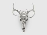 Nickel Plated Antelope Skull 1 by Sherrie Levine contemporary artwork design