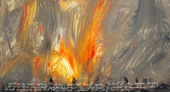 Climate Quotes 10 by Shonah Trescott contemporary artwork Painting