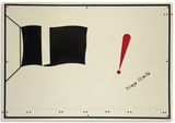 Le Drapeau noir tirage illimite by Marcel Broodthaers contemporary artwork sculpture