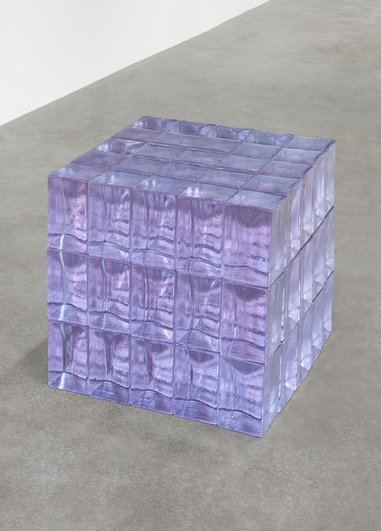 75 Lilas Blocks 6083 by Ann Veronica Janssens contemporary artwork Sculpture