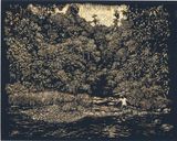 Water sources in forest areas by Maryanto contemporary artwork painting