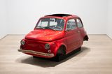 Fiat 500 by Bertrand Lavier contemporary artwork sculpture