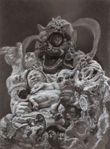 2020 Series by Xia Xiaowan contemporary artwork drawing works on paper