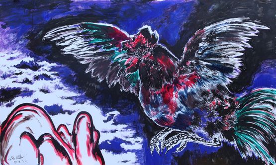 The Time Vivarium - 17 by Sun Xun contemporary artwork Painting