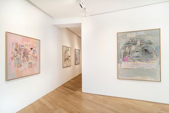 Contemporary art exhibition Sarah Grilo Indicios at Galerie Lelong 38 Avenue Matignon Paris France