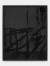 Black Dada Drawing B by Adam Pendleton contemporary artwork painting works on paper drawing