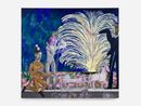 Big bang with bailiff Seizure of property by Agnes Scherer contemporary artwork Painting