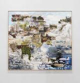 A cure a sea by Tony Swain contemporary artwork painting works on paper