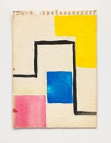 Untitled Watercolor Study by Mary Heilmann contemporary artwork works on paper
