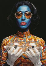 Cosmic Commissioner But gentlemen it is obviously your task as planners to make provisions for the future No excuses will help by Hanakam  Schuller contemporary artwork photography print