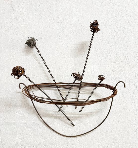Machines and gods flowers 1 by Larry Munoz contemporary artwork Sculpture