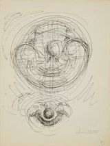 Untitled Drawing 78 by Krishna Reddy contemporary artwork works on paper drawing