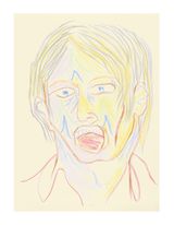 Face and Mask 30 by Carlos Amorales contemporary artwork drawing works on paper