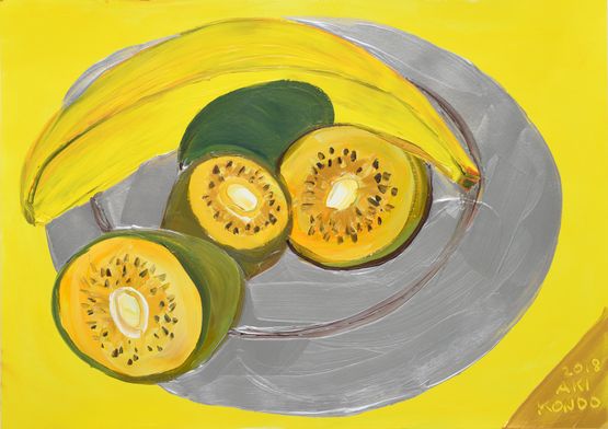 White Temptation by Aki Kondo contemporary artwork Works on Paper
