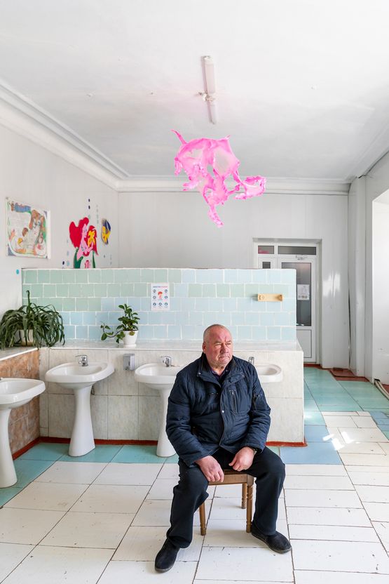 Kotyuzhany Kotyuzhanivsky special boarding school from the series i  Project Hope by Aljoscha contemporary artwork Photography