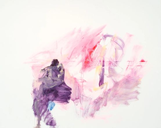 Odysseus Seeing the sun rise on Ithaka by Gillian Rosselli contemporary artwork Painting