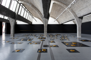 Contemporary art exhibition Liu Jianhua Square at Pace Gallery Beijing China