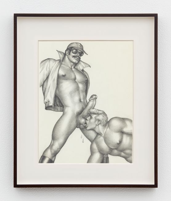 Untitled Cover for Kake Vol. 15 - Violent Visitor by Tom of Finland contemporary artwork Works on Paper