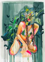 Guahi 5 by Gisela Mcdaniel contemporary artwork painting works on paper