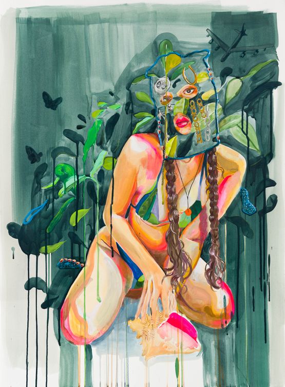 Guahi 5 by Gisela Mcdaniel contemporary artwork Painting