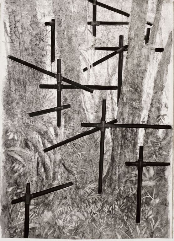 Pseudo Garden of Eden 2025 by Maryanto contemporary artwork Drawing