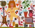 Tina Time by Kaylene Whiskey contemporary artwork Painting