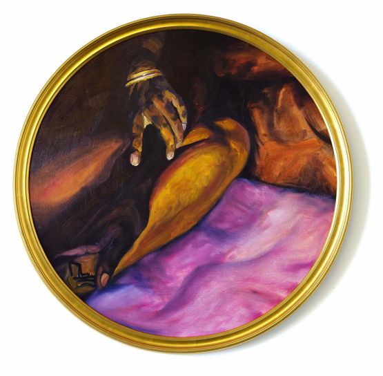 Handfeel I by Bhasha Chakrabarti contemporary artwork Painting