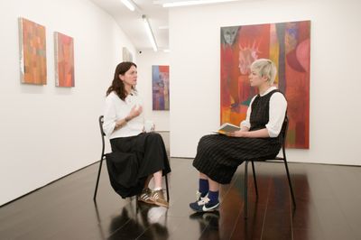 Maja Ruznic The Painting Tells Me What to Do. Im Very Obedient