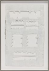 Grinding Teeth Paste Paper Tools Cutout Casa Barragan series by Yto Barrada contemporary artwork painting works on paper